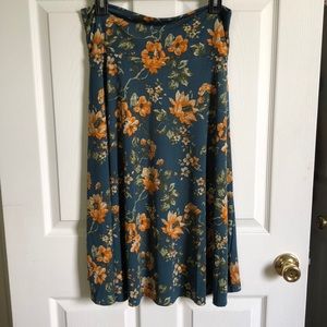 LuLaRoe Azure skirt NWOT